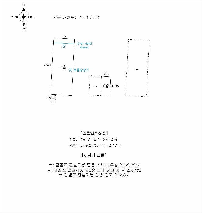 건 물 개 황 도