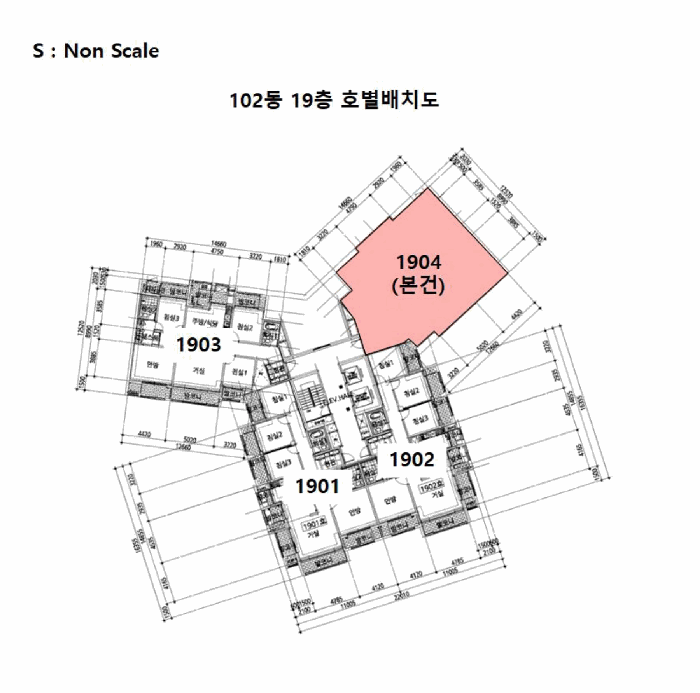 호 별 배 치 도