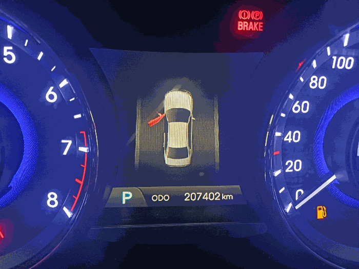 계기판 주행거리(207,402km)