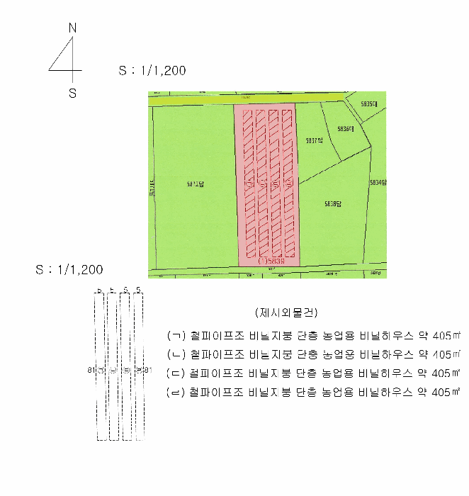 지적 및 물건개황도