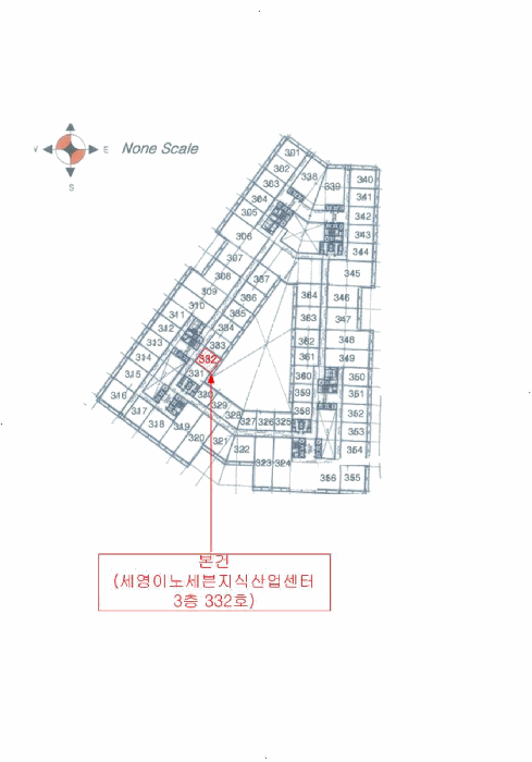 3 층 호 별 배 치 도