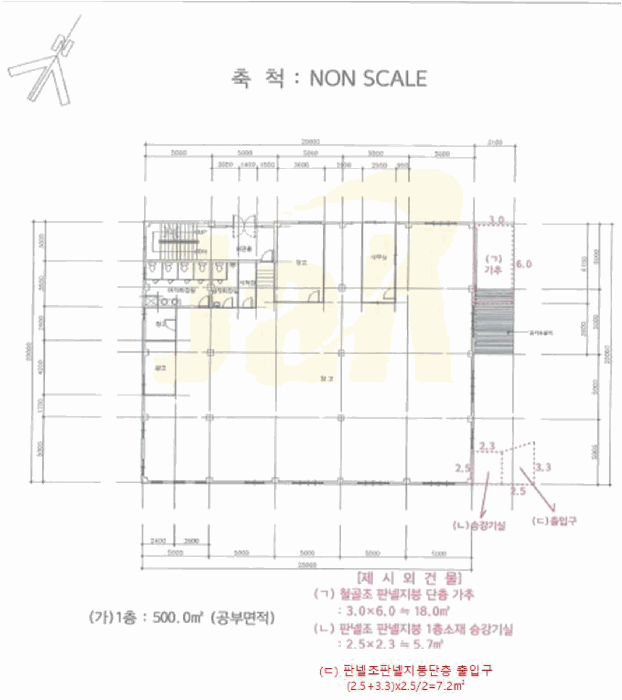 건 물 개 황 도