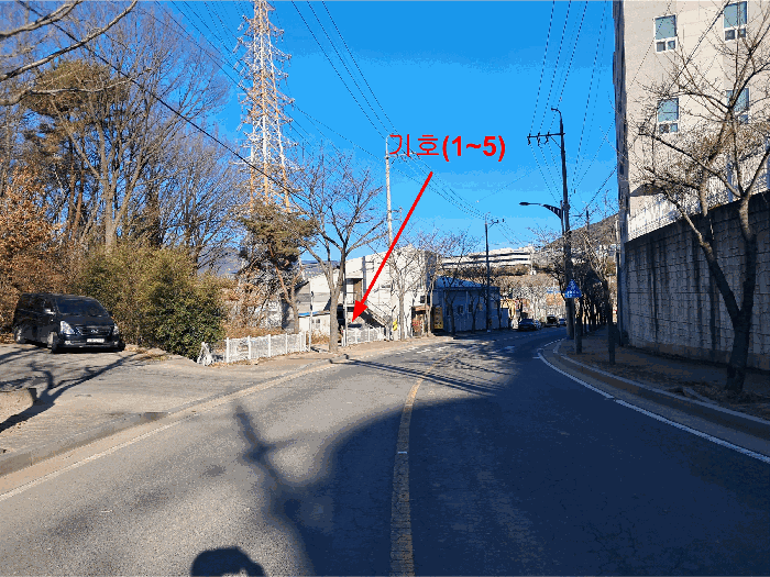 본건 기호(1,3,4,5) 토지 및 기호(2) 건물 전경