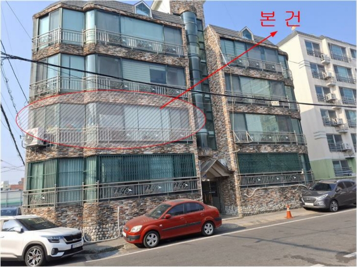 동측에서 본 대상 전경