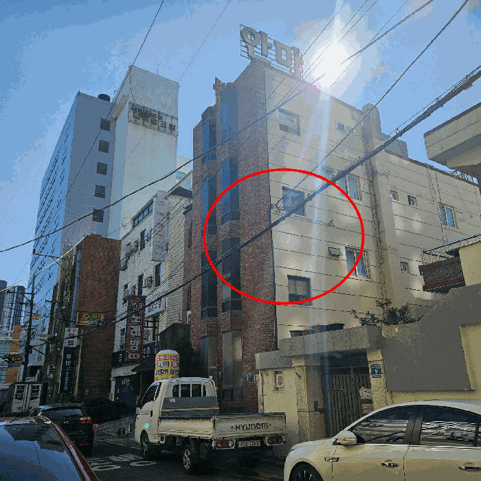본건 전경(북동측에서 촬영)
