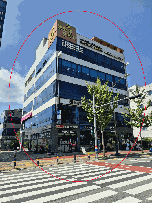 경상남도 양산시 물금읍 증산리 1734-6 센트럴프라자 (북동측에서 본 전경)