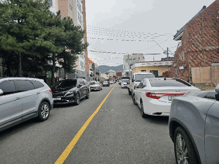 남측도로 주변(서-->동)