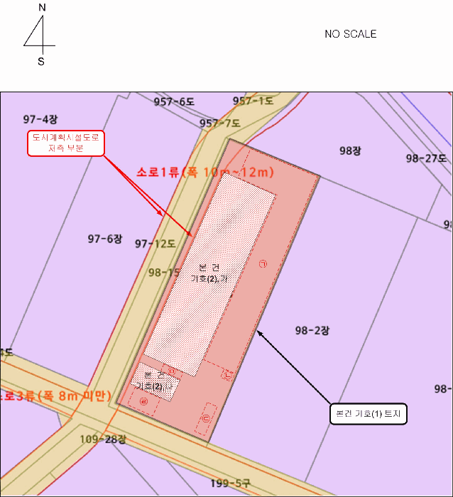 지 적 및 건 물 개 황 도