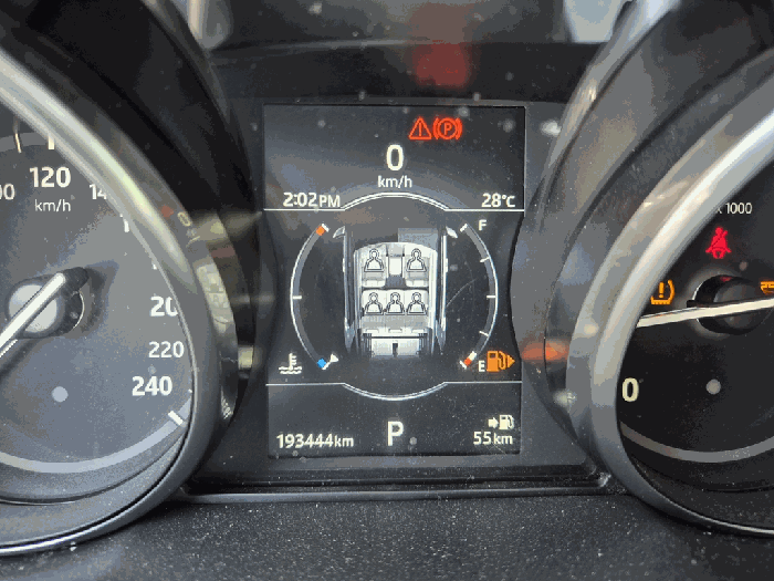 계기판(주행거리 193,444KM)