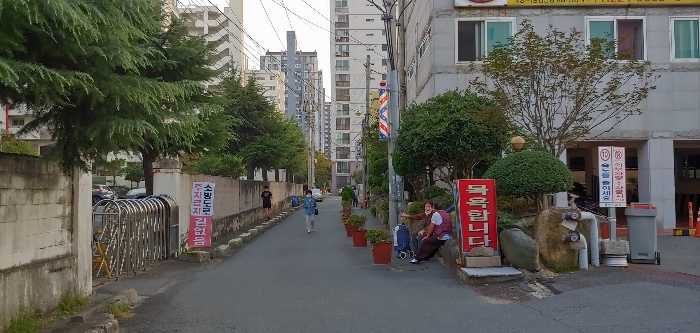 대상물건 북측→남측 전경