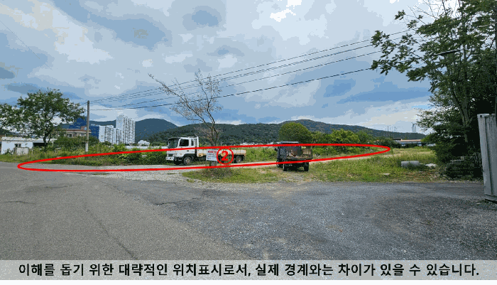 일련번호 1 토지(요장리 574-3) 남서측→북동측 전경
