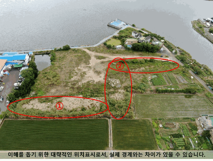 대상물건 북동측→남서측 전경