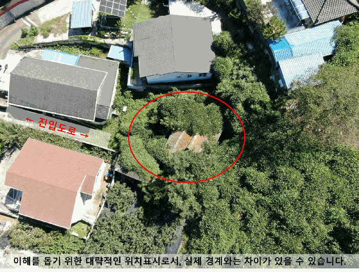 북서측 → 남동측 전경
