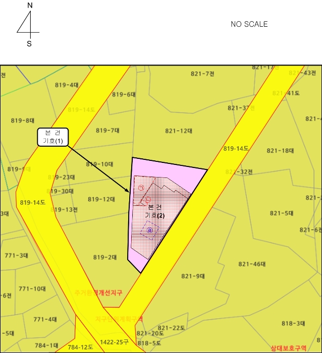지 적 및 건 물 개 황 도