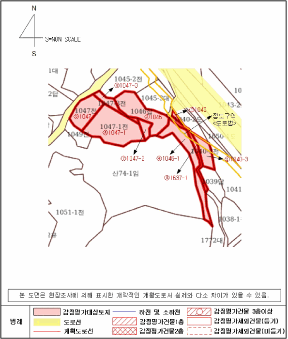 지적 개황도