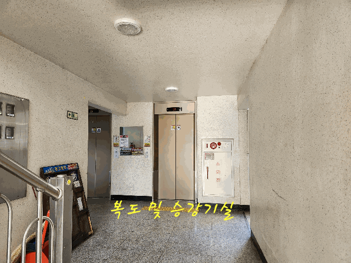 복도 및 승강기실 전경