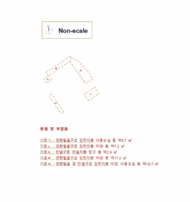 건 물 개 황 도