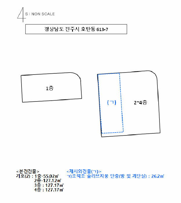지적 및 건물개황도