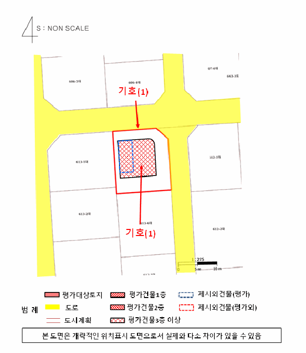 지적 및 건물개황도