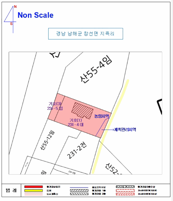지 적 및 건 물 개 황 도
