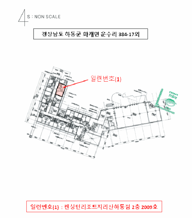 지적 및 건물개황도