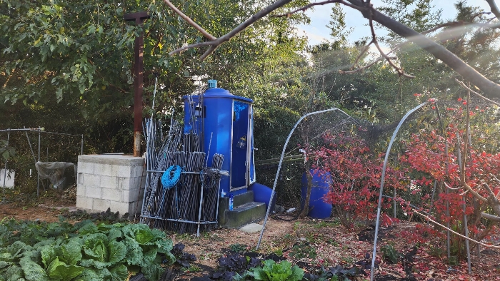 간이화장실,소각장