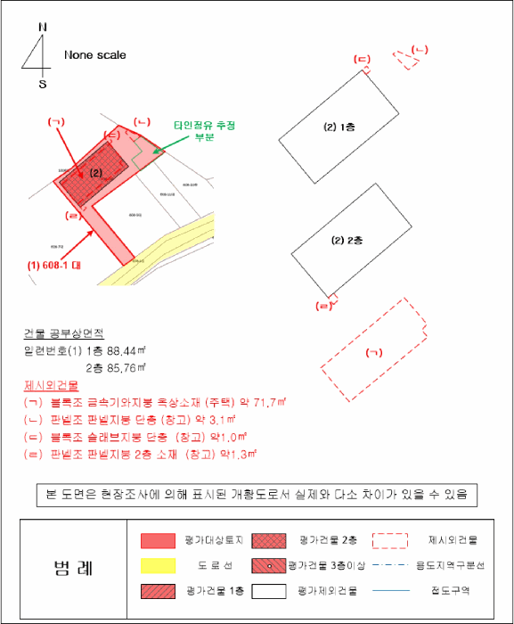 지 적 및 건 물 개 황 도