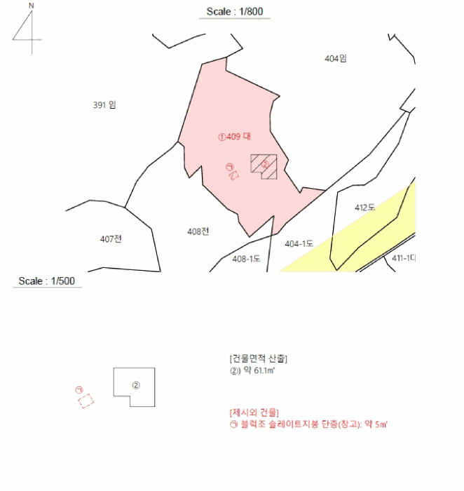 지 적 및 건 물 개 황 도