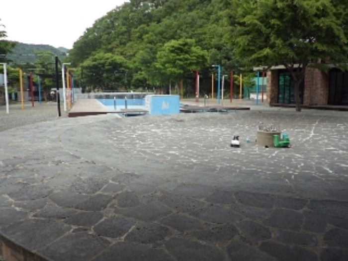 분수대 전경