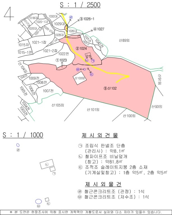 지적도 사진