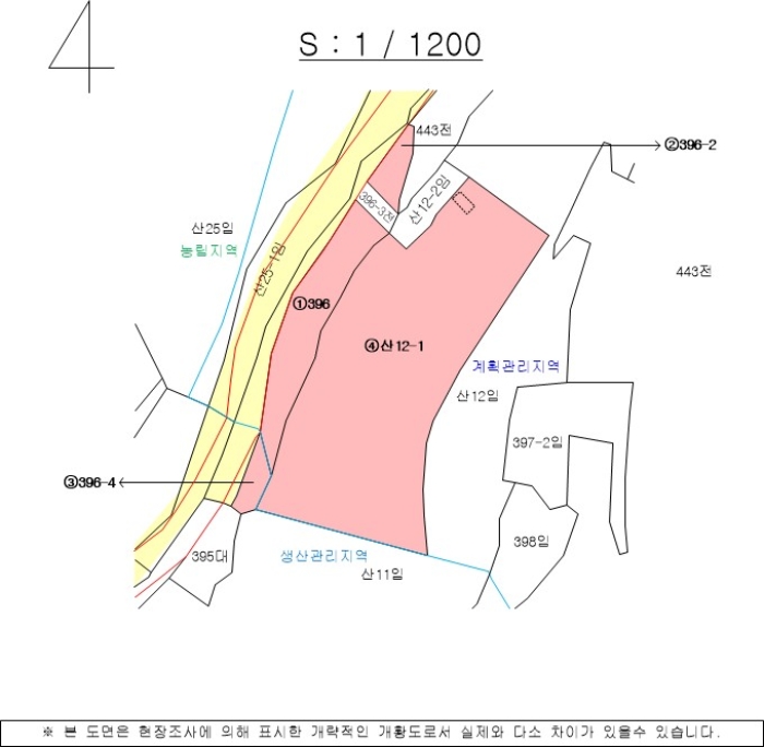 지적도 사진