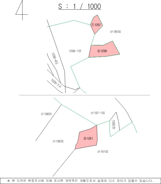 지적도 사진