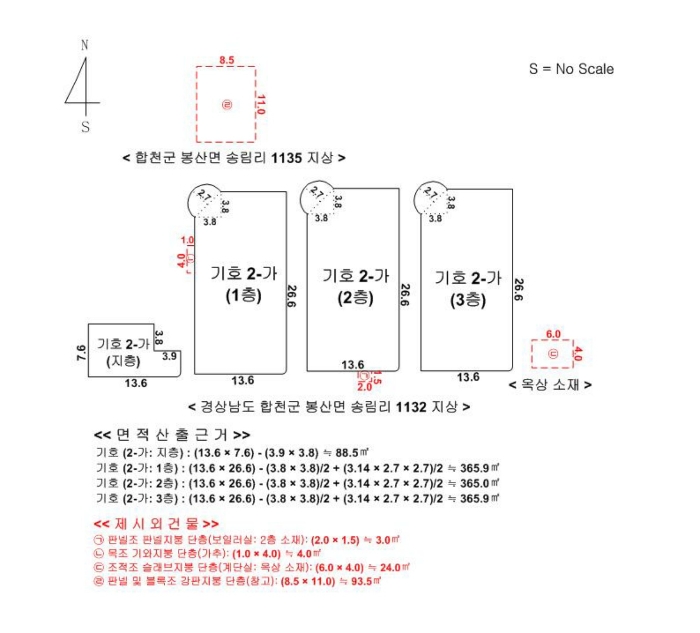 건 물 개 황 도