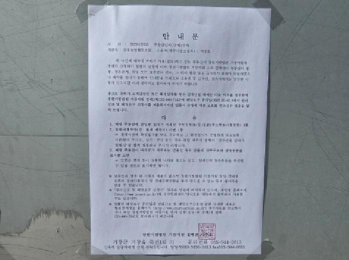 안내문 전경