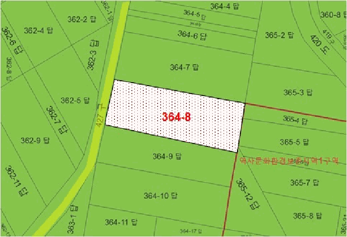 지적도 사진