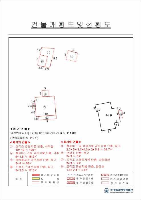 건 물 개 황 도