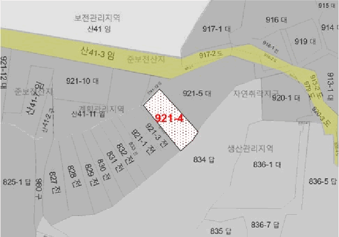 지적도 사진