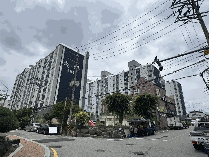 본건 단지(대주아파트)전경