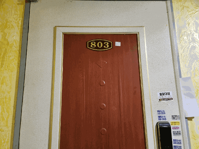 803호 현관