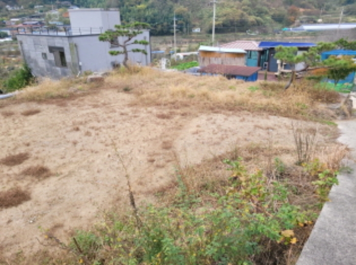 물건4번, 전경으로 나대지 상태임.
