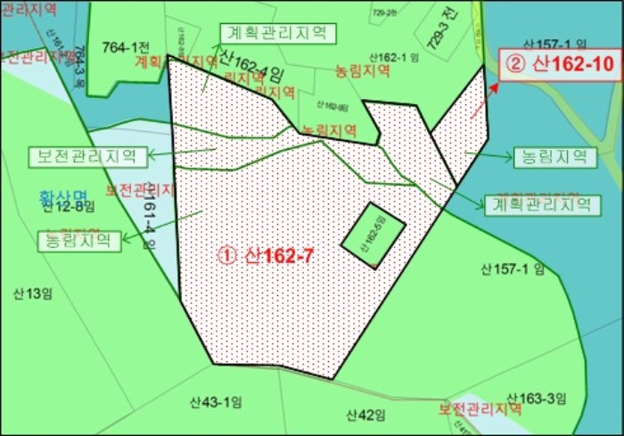 지적도 사진