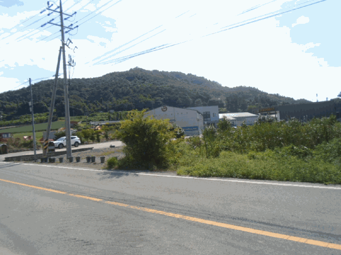 본건 북동측에서 촬영