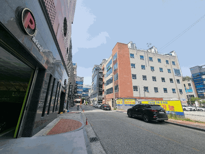 본건 이면도로상황