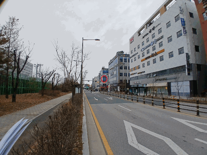 남측 도로상황 및 주위환경