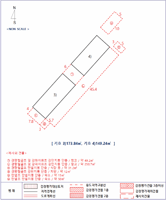 지적 및 건물개황도