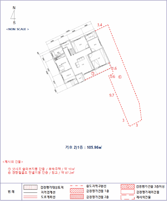 지적 및 건물개황도