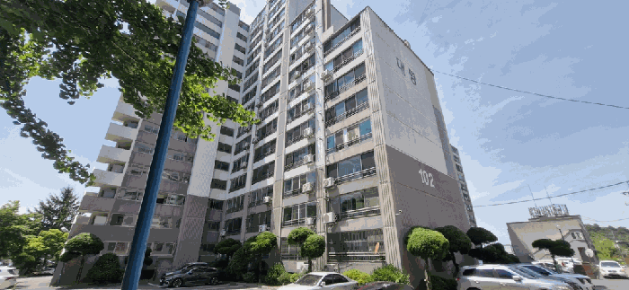102동 전경 (남동측)