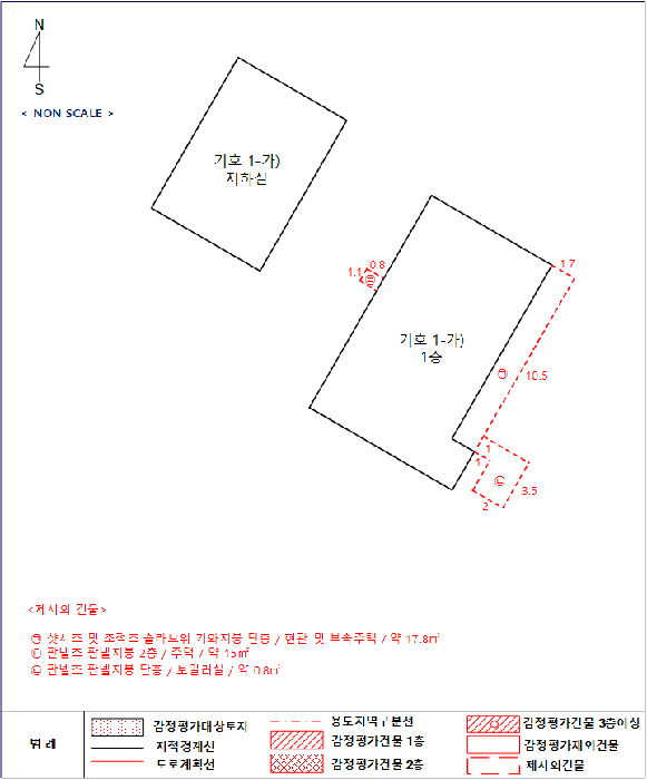 지적 및 건물개황도