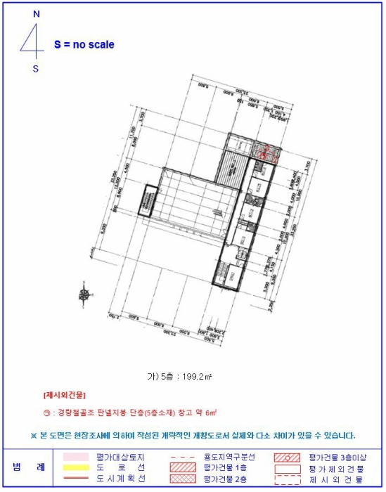 건 물 개 황 도(5층)
