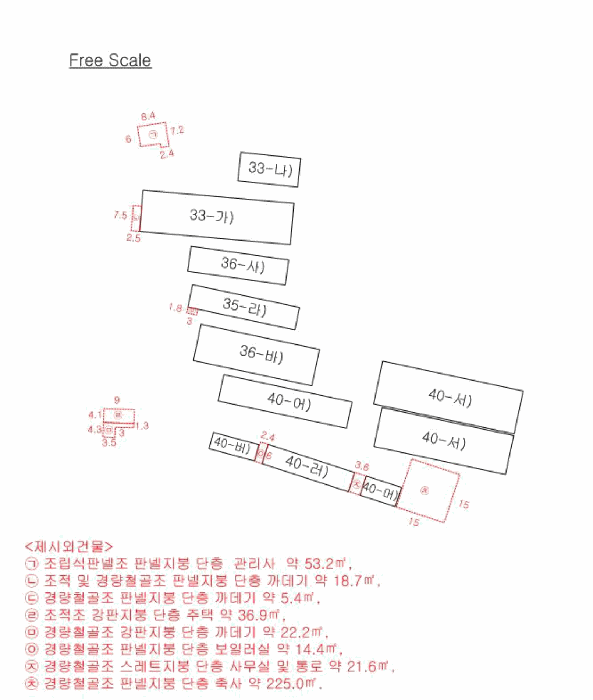 건 물 개 황 도